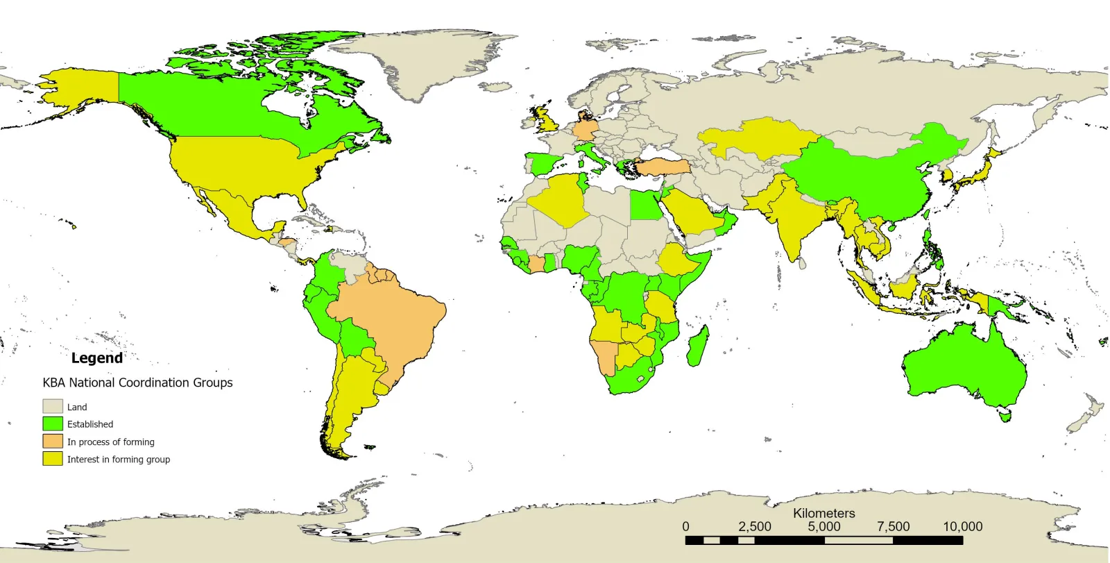 NCG countries Mar 2025